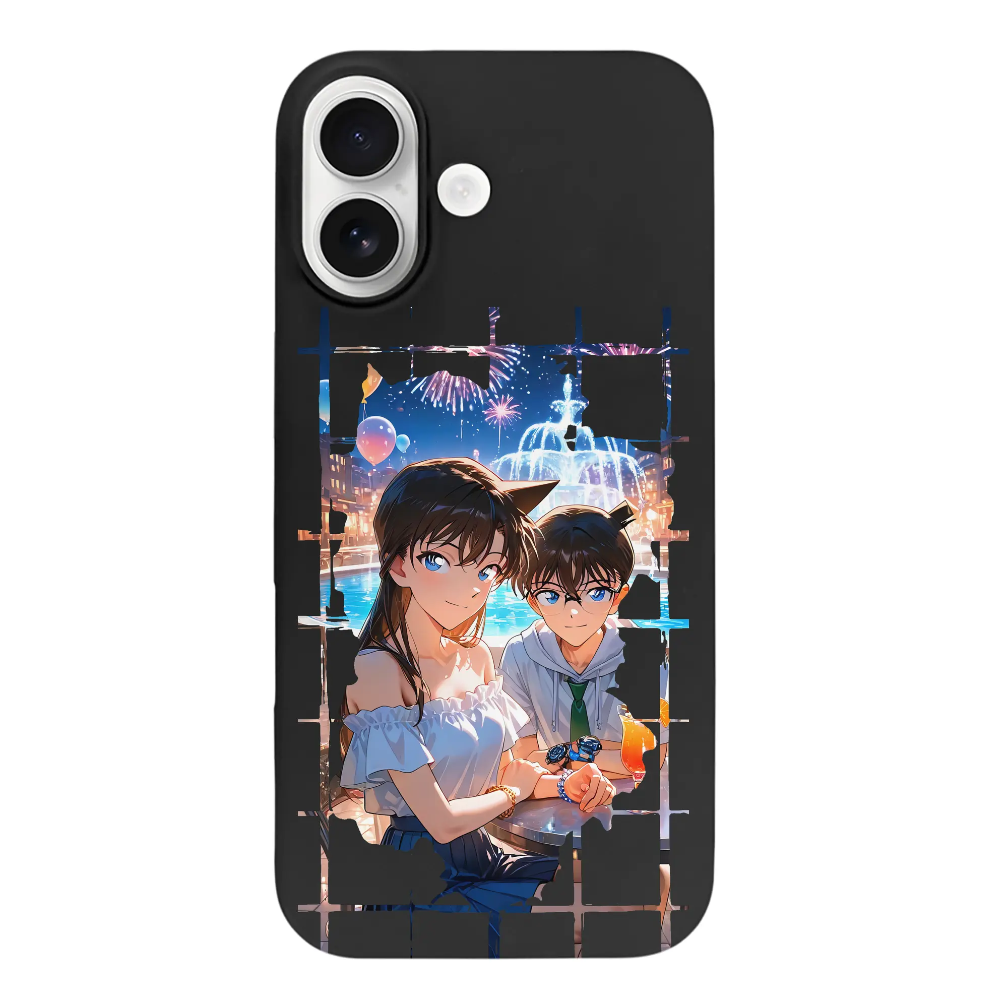 名探偵コナン グッズ 江戸川 コナン - iPhone 17 シリーズ シリコンケース 薄型 耐衝撃 指紋防止 ソフトタッチカバー 精密フィット 傷防止 保護ケース iPhone 17/17 Air/17 Pro/17 Pro Max 対応